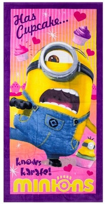 Ręcznik kąpielowy plażowy MINIONKI 70X140