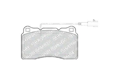 Delphi гальмівні колодки гальмівні alfa romeo 159 166 brera s фото №1