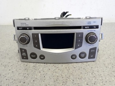 Toyota verso 09-13 радіо програвач cd mp3 фото №1