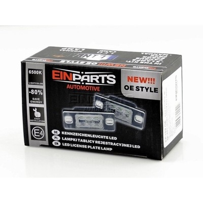 Підсвітка номерного знака ліхтарі led skoda vw seat фото №1