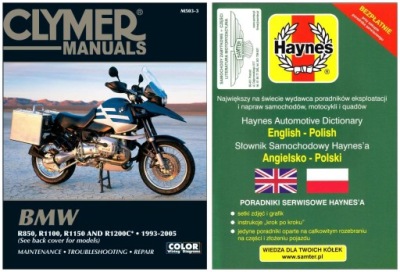 BMW R850 R1100 R1150 R1200C GS S R RT RS Adventure Rockster 93-05 instr 24H