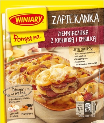 Winiary POMYSŁ NA ZAPIEKANKA ZIEMN. z kiełbasą 41g