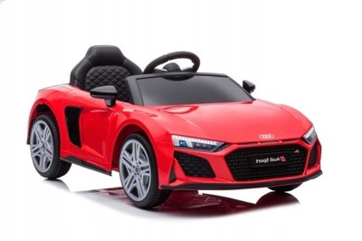 Audi R8 Lift na Licencji 2x45W 12V Ekoskóra Piankowe Koła Czerwone