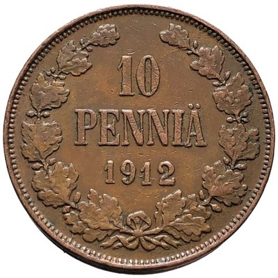 81850. Carska Finlandia, 10 pennia, 1912r.