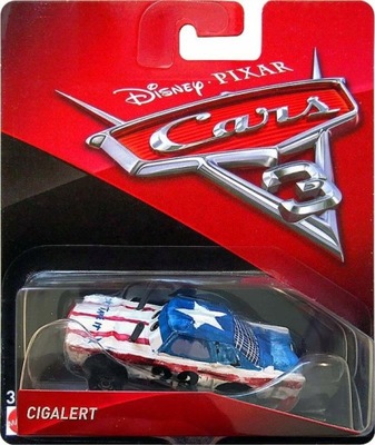 Mattel Disney DXV73 AUTA CARS CIGALERT