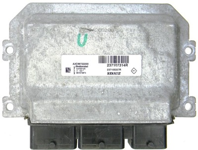 237105337r a2c99722200 renault бортовой компьютер блок управления двигателя фото №1