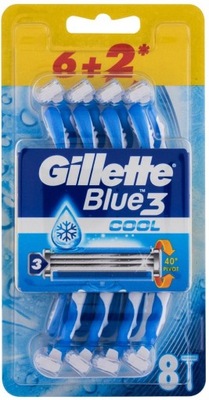 Gillette Blue3 Cool Maszynki Jednorazowe 8 szt