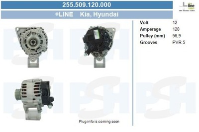 BV PSH 255.509.120.000 ГЕНЕРАТОР