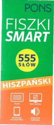 Fiszki Smart 555 słów. Hiszpański w.2022