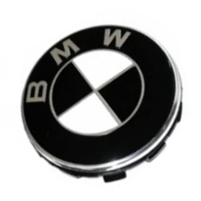 4 CUP NUTS KOLPACZKI CAP BMW 56 MM BLACK  