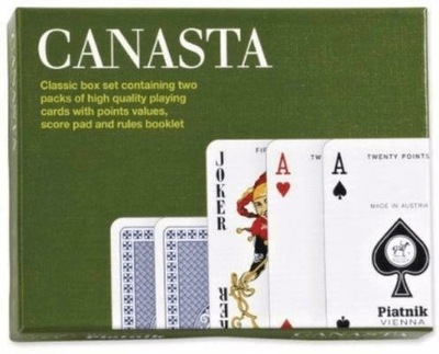 Karty Standard Ekstra Canasta New Classics PIATNIK