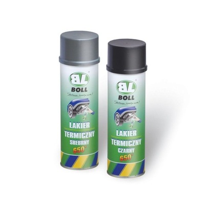 LAKIER ТЕПЛОВИЙ 500ML W AEROZOLU ЧОРНИЙ 650°C / BOLL 001019 BOL BOLL