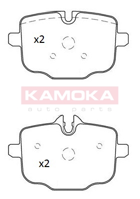 КОЛОДКИ ТОРМОЗНЫЕ ЗАД KAMOKA JQ101240