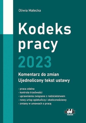 Kodeks pracy 2023 komentarz do zmian ujednolicony