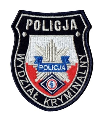 POLICJA WYDZIAŁ KRYMINALNY oznaka policyjna tarcza naramienna