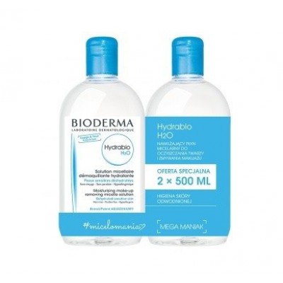 BIODERMA Hydrabio H2O płyn micelarny 2 x 500 ml