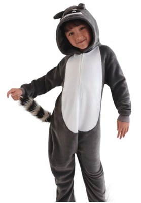 ONESIE LEMUR PIŻAMA DLA DZIECI KIGURUMI 122/128