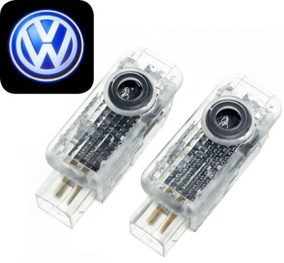 VW DIODO LUMINOSO LED LOGOTIPO PROYECTOR HD LÁMPARA PASSAT B5 3B VARIANT BERLINA PHAETON  