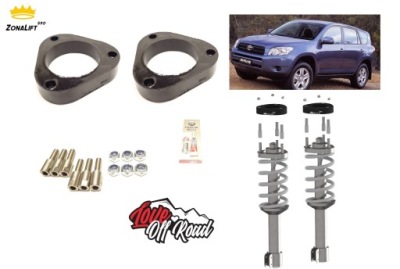 Toyota rav4 iii 3 прокладки pod амортизаторна стійка lift підвіска sam перед фото №1