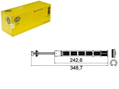 HELLA ОСУШУВАЧ КОНДИЦІОНЕРА VW PASSAT 1.6 FSI (3C2
