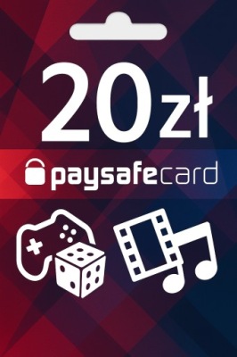 Paysafecard 20 PLN DOŁADOWANIE