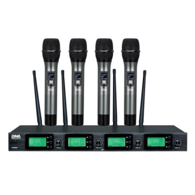 Zestaw bezprzewodowych mikrofonów DNA RV-4 4 szt. do ręki