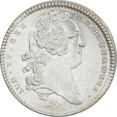 15.bz.FRANCJA, MEDAL- VINCIT CONCORDIA ..1725 Ag