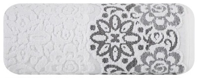 Ręcznik Eurofirany RIA 70x140 biały popiel