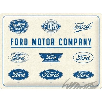 PLACA PLAKAT 30X40 FORD LOGOTIPO EVOLUTION 23299  