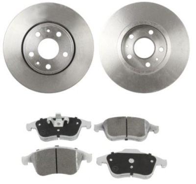 Тормозные диски + тормозные колодки перед renault laguna iii scenic iii grand scenic iii фото №1