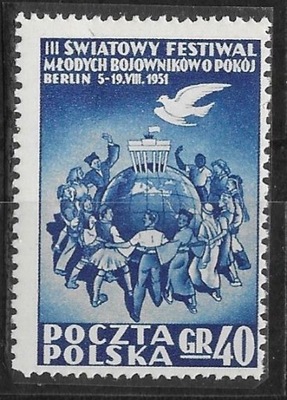 Filatelistyka Polska 566... 1951... r