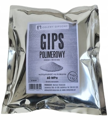 GIPS ODLEWNICZY POLIMEROWY MODELOWY 60MPa LASTRYKO 2KG