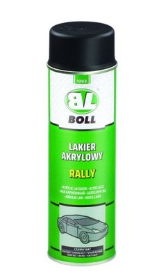 Czarny mat spray BOLL 500ml RALLY lakier akrylowy