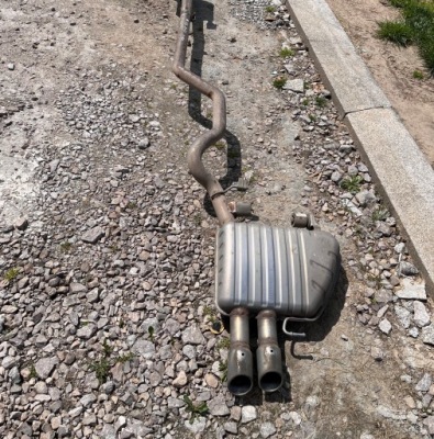 Jaguar xe x760 вихлоп гасник фото №1