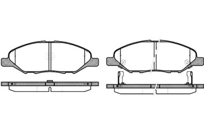 ZAPATAS DE FRENADO REMSA 41060EE30J 41060AX085 AY040  