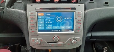 FORD FOCUS MK2 FACELIFT KUGA MK1 C-MAX FL RADIO BIG NAVIGATION NX 2009 YEAR CODE  