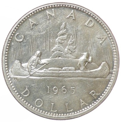 1 dolar - Królowa Elżbieta II - Kanada - 1965 rok