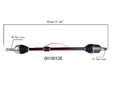 Приводной вал приводная jeep compass 2007-2017 фото №1