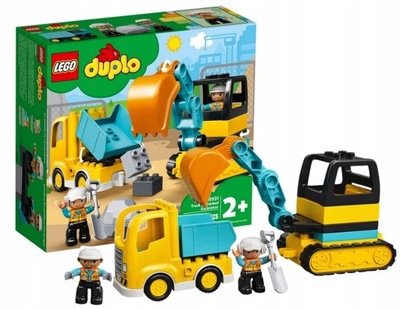 LEGO Duplo 10931 Ciężarówka i koparka gąsienicowa