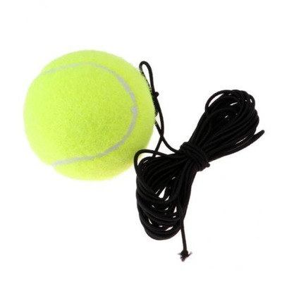 12X Gumowa piłka treningowa do tenisa ze sznurkiem