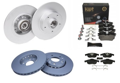 Тормозные диски + тормозные колодки перед задняя renault fluence l3_ megane iii набор premium фото №1