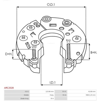 PROSTOWNIK, ELECTRIC GENERATOR AS-PL ARC2028  