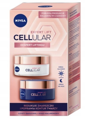 KREM NIVEA CELLULAR EXPERT LIFT NA DZIEŃ I NOC ZESTAW LIFTINGUJĄCY