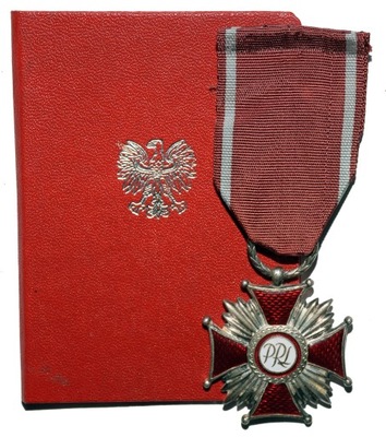 Srebrny Krzyż Zasługi PRL z nadaniem 1974 za 10 lat pracy w górnictwie
