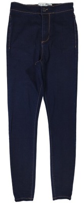 Jeansy damskie DENIM Co. granatowe rurki EUR 36