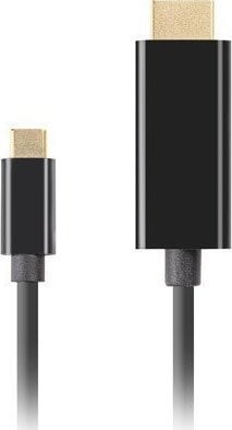 Kabel USB USBC HDMI 1.8 m Czarny