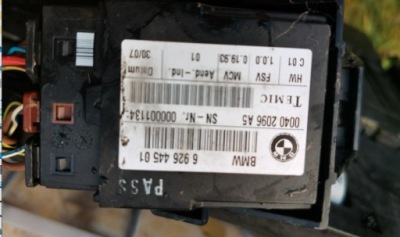 Модуль блок керування сидіння bmw e60 e61 6926445 фото №1