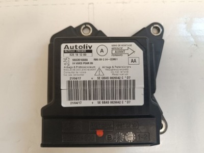 Модуль датчик подушка безпеки citroen berlingo iii 3 9803916880 фото №1