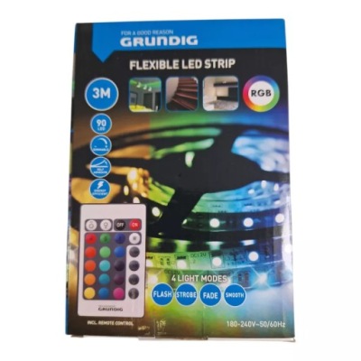 GRUNDIG TAŚMA LED 3M 90 LED RGB