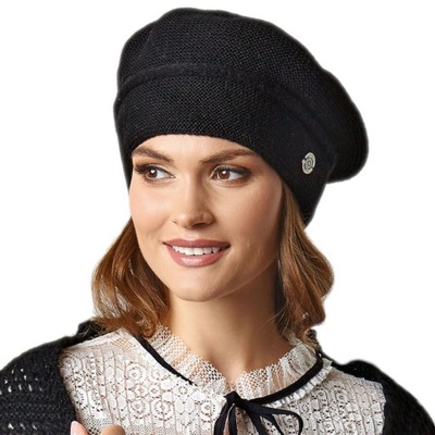 Beret damski KORNELIA Czarny